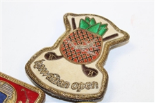 Chi-Chi Rodriguez's Chrysler Cup, PGA Masters Professional & Hawaiian Open Bullion Badges