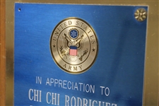 Chi-Chi Rodriguez's 1980 US Army Patriotic Support Plaque - April 4th
