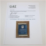 Chi-Chi Rodriguez's 1980 US Army Patriotic Support Plaque - April 4th