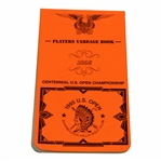 1995 US Open at Shinnecock Hills GC Official Player's Yardage Book - Tiger's US Open Debut