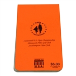 1995 US Open at Shinnecock Hills GC Official Player's Yardage Book - Tiger's US Open Debut