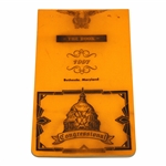 1997 US Open at Congressional Official Player's Yardage Book