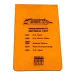 1997 US Open at Congressional Official Player's Yardage Book