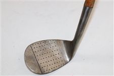 Spalding Medal Dot Faced Niblic 9J Hickory Wedge
