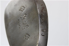 Spalding Medal Dot Faced Niblic 9J Hickory Wedge