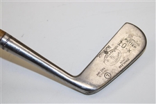 MacGregor Dayton Nokorode Stainless Iron Peerless Hickory Putter 10-X