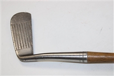 MacGregor Dayton Nokorode Stainless Iron Peerless Hickory Putter 10-X