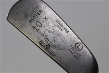 MacGregor Dayton Nokorode Stainless Iron Peerless Hickory Putter 10-X