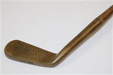 MacGregor Dayton Accurate 52 Brass Hickory Putter with Shaft Stamp