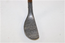 Standard Golf Co Harry C. Braid-Mills Flat Lie Hickory Putter E.G. on Face 
