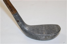 Standard Golf Co Harry C. Braid-Mills Flat Lie Hickory Putter E.G. on Face 