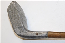 Standard Golf Co Harry C. Braid-Mills Flat Lie Hickory Putter E.G. on Face 