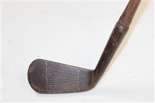 T. Stewart Francis Ouimet/Robert T Jones Pete Conte Gulph Mills Hickory 2 Iron w/ Shaft Stamp