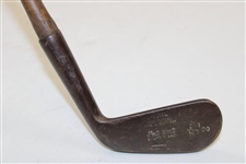 T. Stewart Francis Ouimet/Robert T Jones Pete Conte Gulph Mills Hickory 2 Iron w/ Shaft Stamp