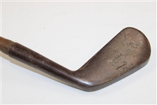 T. Stewart Francis Ouimet/Robert T Jones Pete Conte Gulph Mills Hickory 2 Iron w/ Shaft Stamp