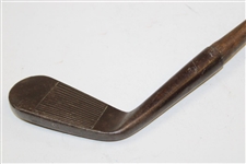 T. Stewart Francis Ouimet/Robert T Jones Pete Conte Gulph Mills Hickory 2 Iron w/ Shaft Stamp