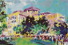 Leroy Neiman Signed Westchester Classic Golf Print Framed JSA ALOA