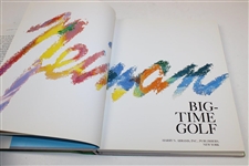 Big Time Golf' Book Signed by Author Leroy Neimans JSA ALOA