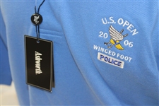 Unused 2006 US Open Winged Foot Police Uniform Large Shirt Ashworth Brand Golf Shirt New With Tags