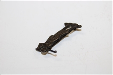 Circa Late 1800's Early 1900's Sterling Silver Female Golfer Pin