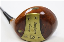Game Used Bob Ford MacGregor Tourney “Tommy Armour” Persimmon 3 Wood