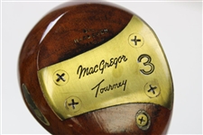 Game Used Bob Ford MacGregor Tourney “Tommy Armour” Persimmon 3 Wood