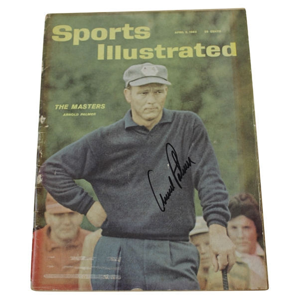 Arnold Palmer Signed 1962 Sports Illustrated Magazine - April 2nd JSA ALOA