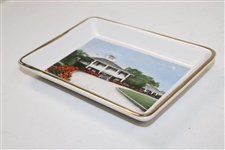 Augusta National Golf Club Hand Colored Clubhouse Porcelain Dish