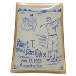 Augusta National Golf Club 'Bobby Jones Course' Opening Jan. 13, 1933 Commemorative Dish