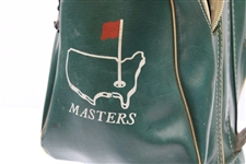 Vintage Masters Logo Green Full Size  Hot-Z Golf Bag - Used