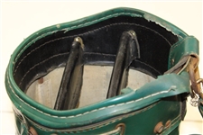 Vintage Masters Logo Green Full Size  Hot-Z Golf Bag - Used