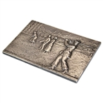 Large French Medal With Golf Scene