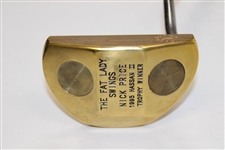 Nick Price 1995 Hassan Ii Trophy Winner Bobby Grace Gold Plated Putter