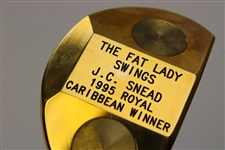 JC Snead 1995 Royal Caribbean Winner Bobby Grace Gold Plated Putter