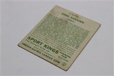 1933 Gene Sarazen The Goudey Gum Co. Sport Kings #22 Golf Card