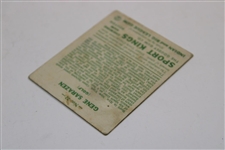 1933 Gene Sarazen The Goudey Gum Co. Sport Kings #22 Golf Card