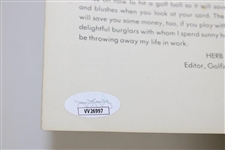 Sam Snead Signed How To Hit A Golf Ball Swing Tips Book JSA #VV26997