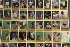 1981 Donruss Pga Tour Uncut Card Sheet W/2 Jack Nicklaus Rookie Cards