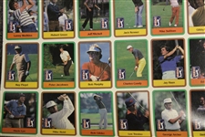 1981 Donruss Pga Tour Uncut Card Sheet W/2 Jack Nicklaus Rookie Cards