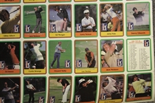 1981 Donruss Pga Tour Uncut Card Sheet W/2 Jack Nicklaus Rookie Cards