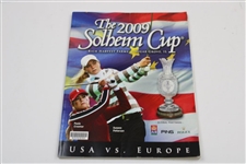 Large Grouping of 2009 Solheim Cup Items - Signed Visor, Program, Ball, Tickets & other