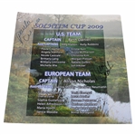 Large Grouping of 2009 Solheim Cup Items - Signed Visor, Program, Ball, Tickets & other