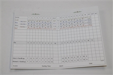 Cameron Young Signed The Glen Club Scorecard with win Inscription JSA ALOA