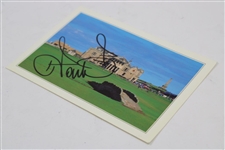 Ian Poulter Signed Old Course Postcard JSA ALOA