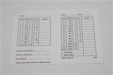 Henrik Stenson Signed Old Course St. Andrews Flag & Old Course Scorecard JSA ALOA