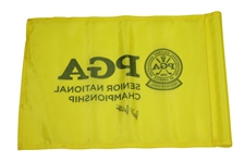 Bill Britton Signed Senior National Championship Used Flag JSA ALOA