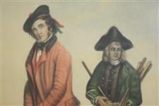 Royal Blackheath Golf Club Golfers Engraving by J. Chamberlain - Dedicated to Blackheath