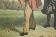Royal Blackheath Golf Club Golfers Engraving by J. Chamberlain - Dedicated to Blackheath