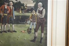 The Last Green Print Signed by Artist Lawrence Josset - Framed