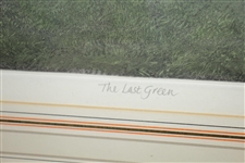 The Last Green Print Signed by Artist Lawrence Josset - Framed